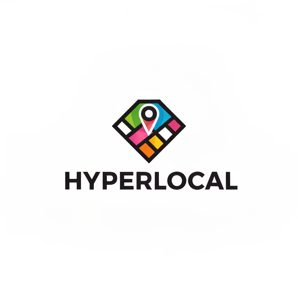 AI Design for HYPERLOCAL logo
