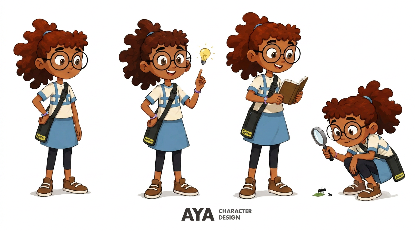 AI Design for make updates to the illustrations in the first image according to the changes mentioned in the second image, ensure accuracy and detail of the character, high definition professional artwork.