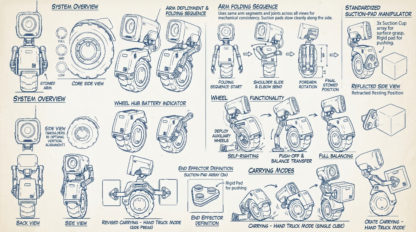 AI Design for clean a bit the outdated views, and correct the few inconsistencies between views