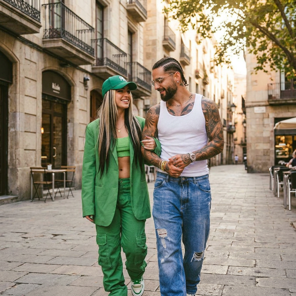 junta estas dos personas y ponlas como parejas quiero que se vea natural , gracias