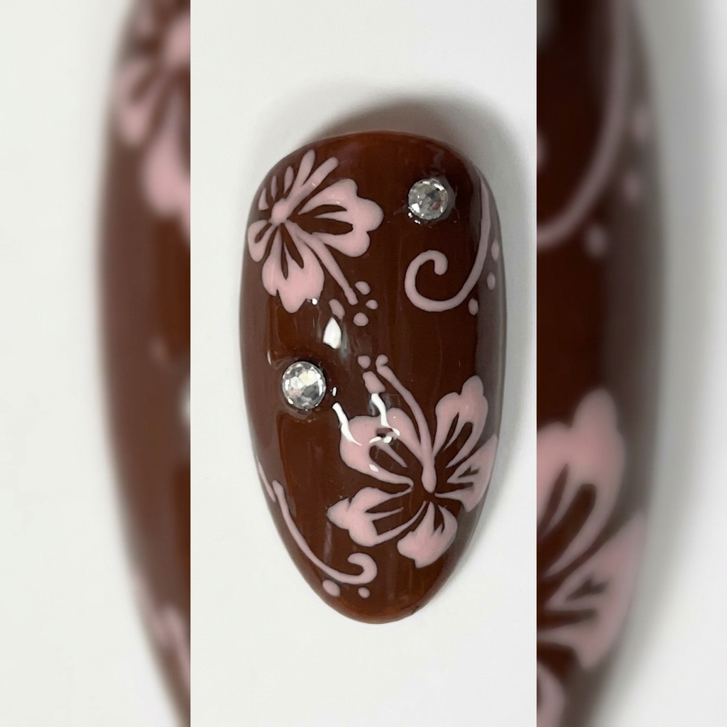AI Design for make it a medium shade of brown that doesn’t look like a skin tone brown but also not a black make this a medium dark brown change. Nothing else about the photo.