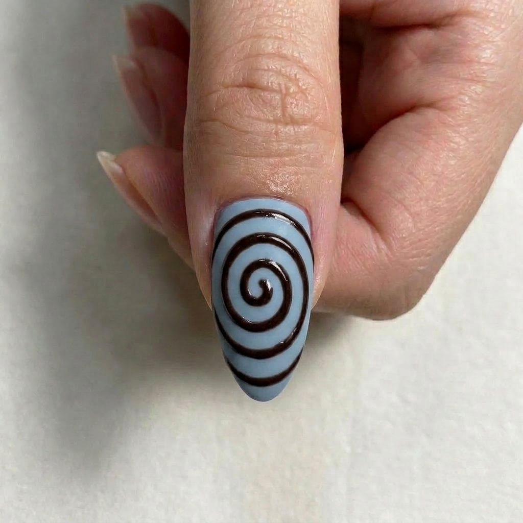 AI Design for make the swirl a darker brown