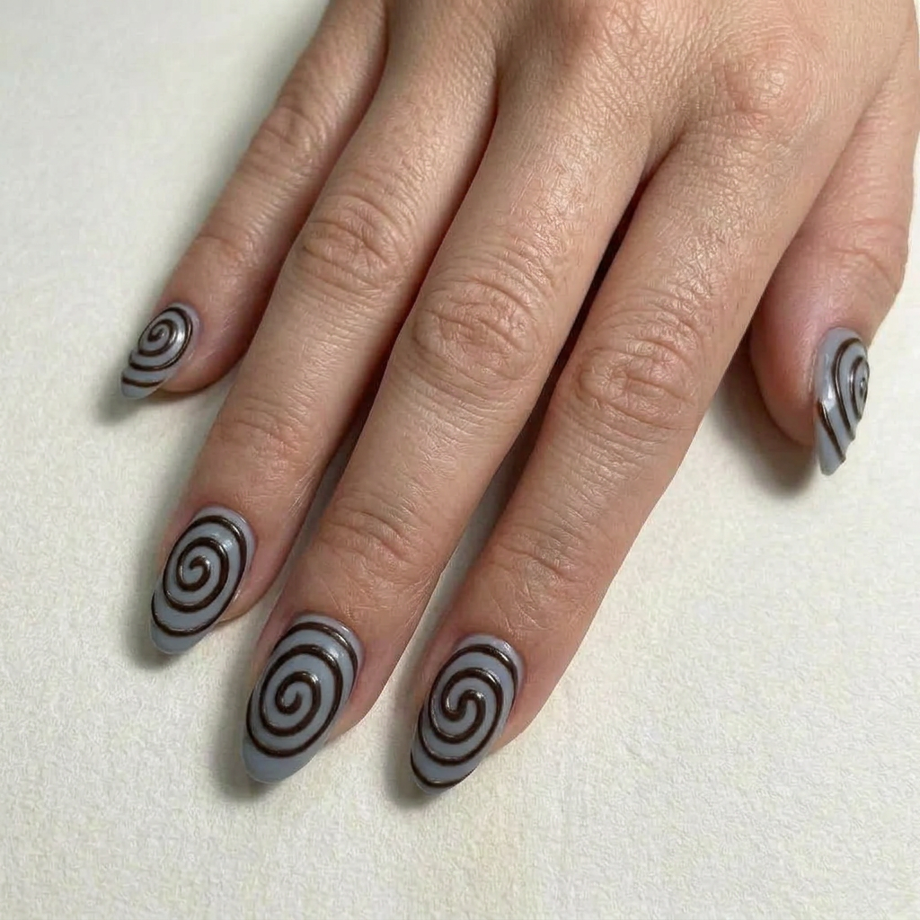 AI Design for make the nails shorter like a medium almond size