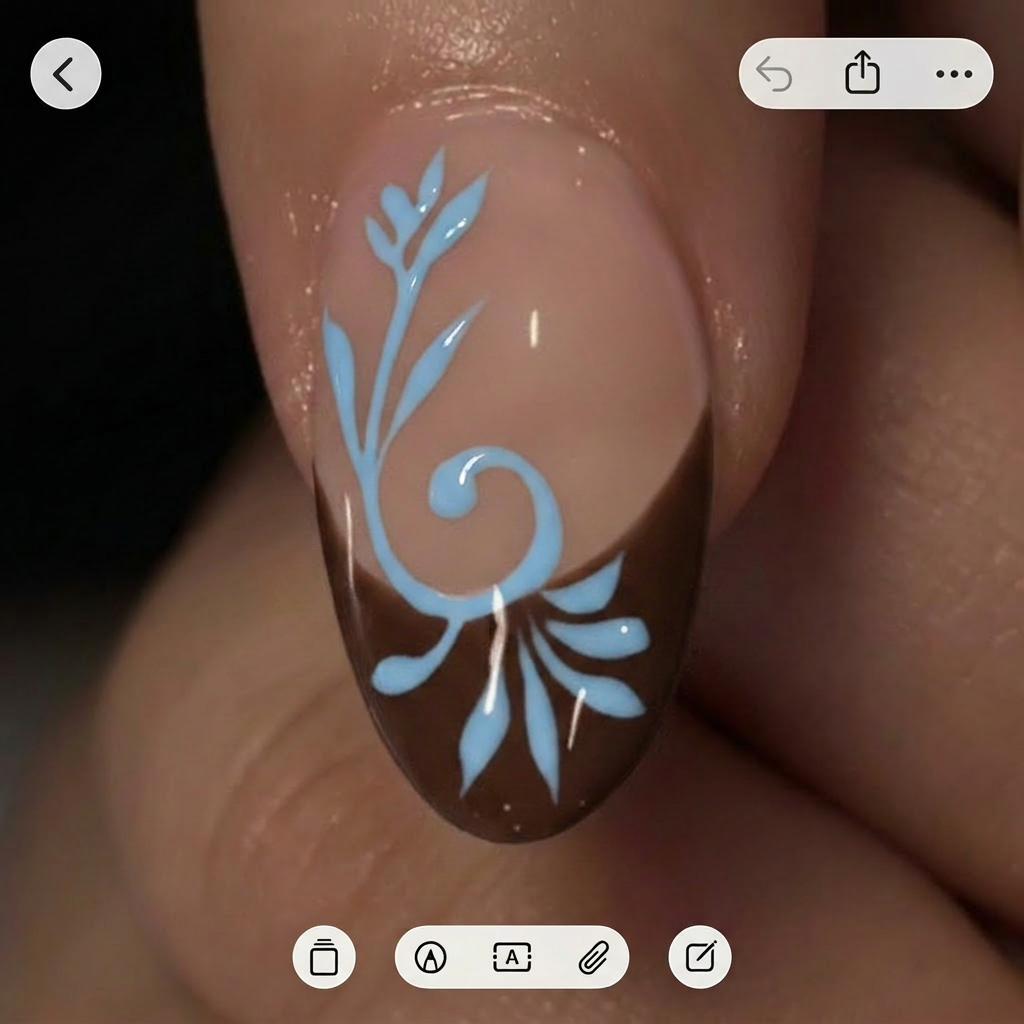AI Design for interchange the blue and brown keep eve try thing else including the nude base colour the s am e