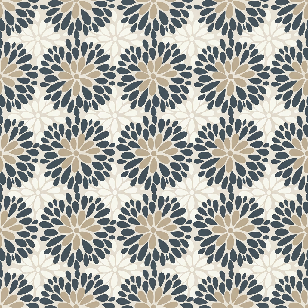AI Design for 2d rectangle with no texture. just this repeating pattern, keep it simple 4 colours max.