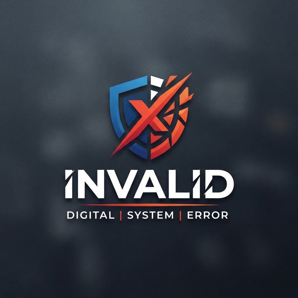 make a logo for a guy called Invalid