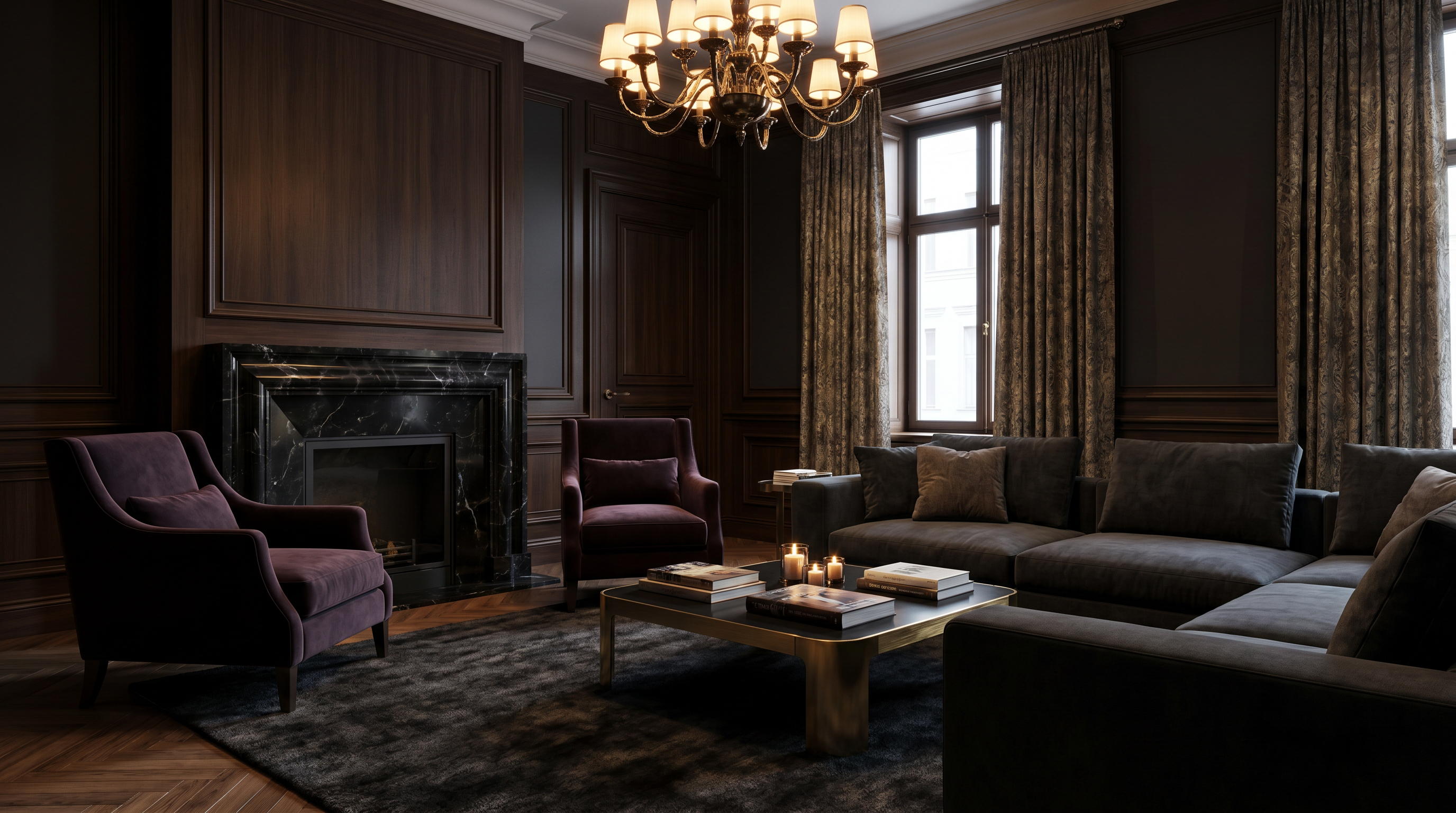 dark luxury room