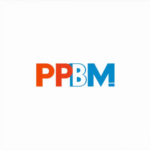 AI Design for logo from the letters ppbm