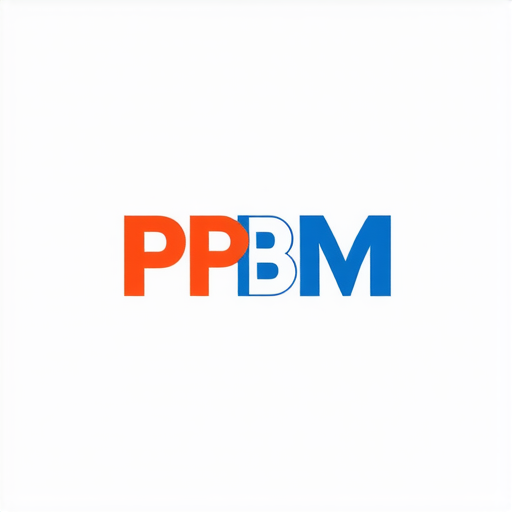 AI Design for logo from the letters ppbm