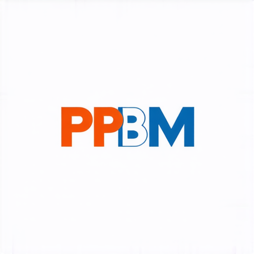 AI Design for logo from the letters ppbm
