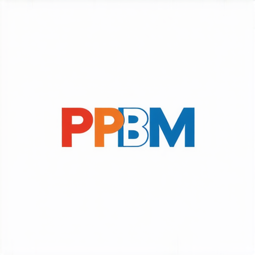 AI Design for logo from the letters ppbm