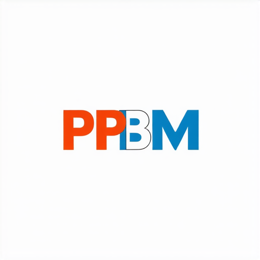 AI Design for logo from the letters ppbm