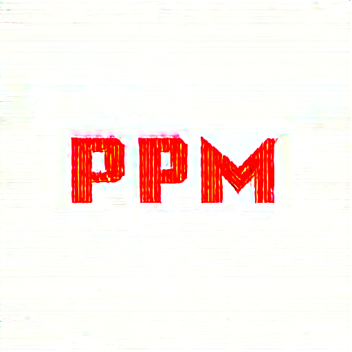 AI Design for logo from the letters ppbm