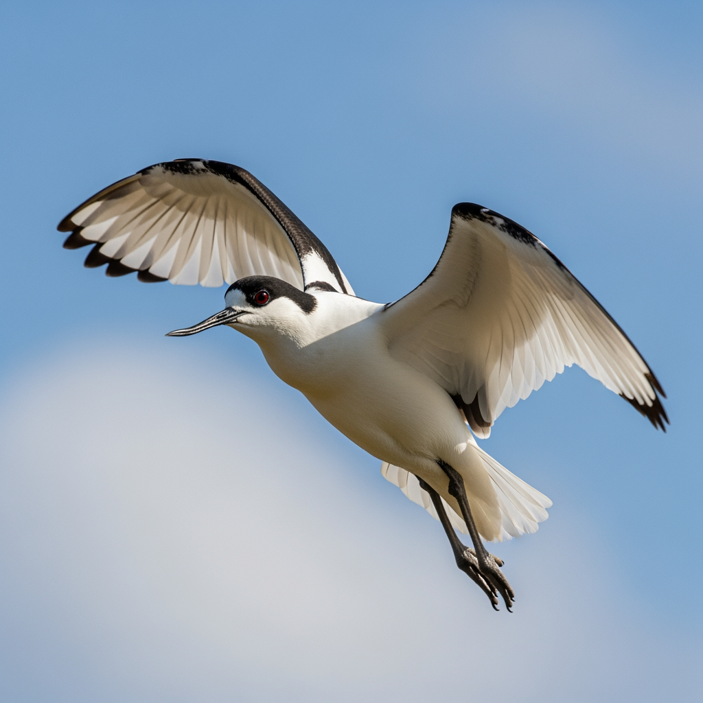 White black bird