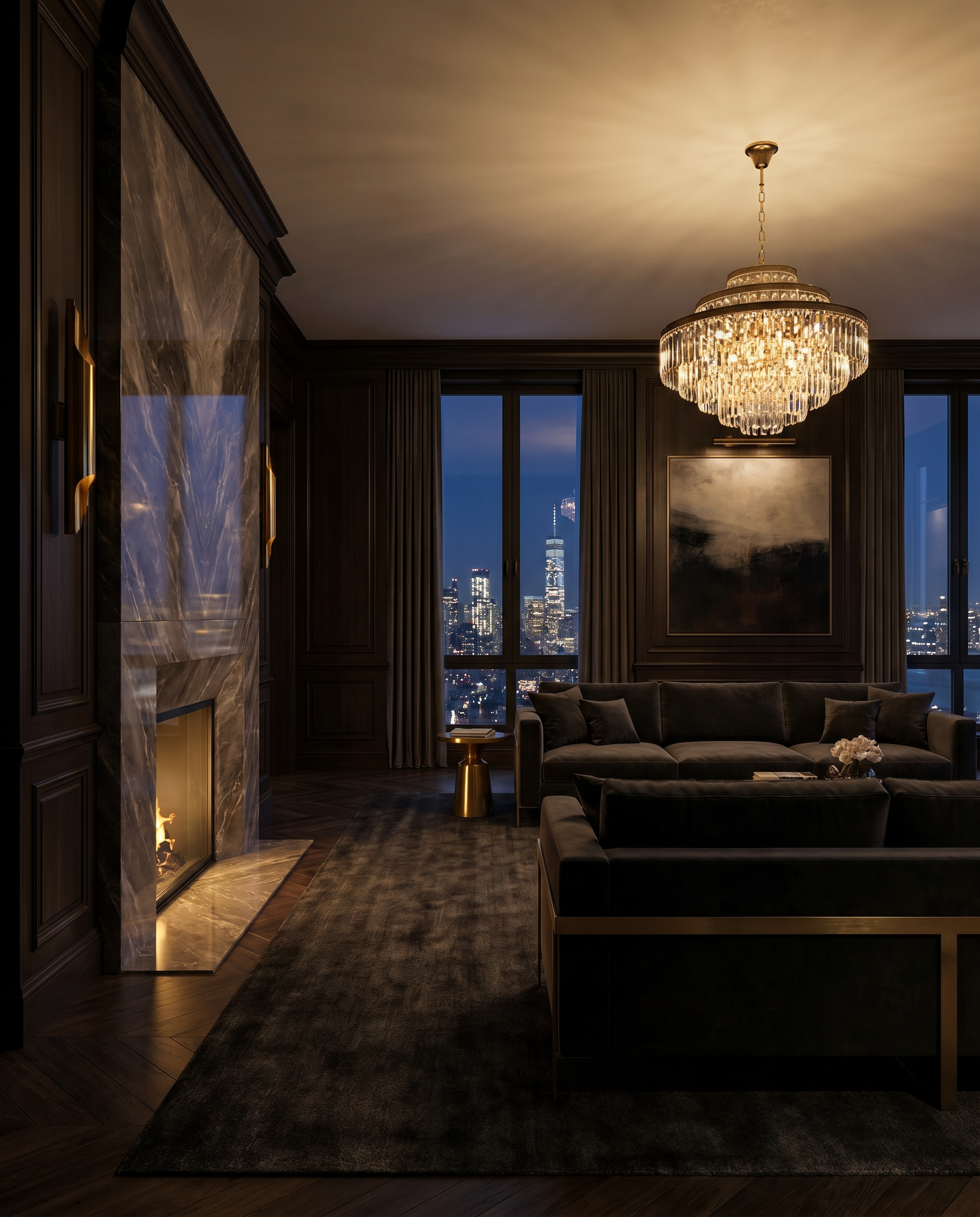 dark luxury room