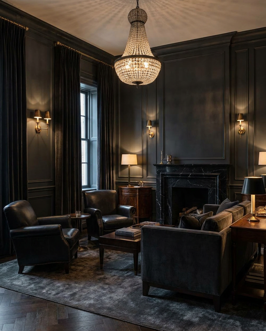 luxury dark room