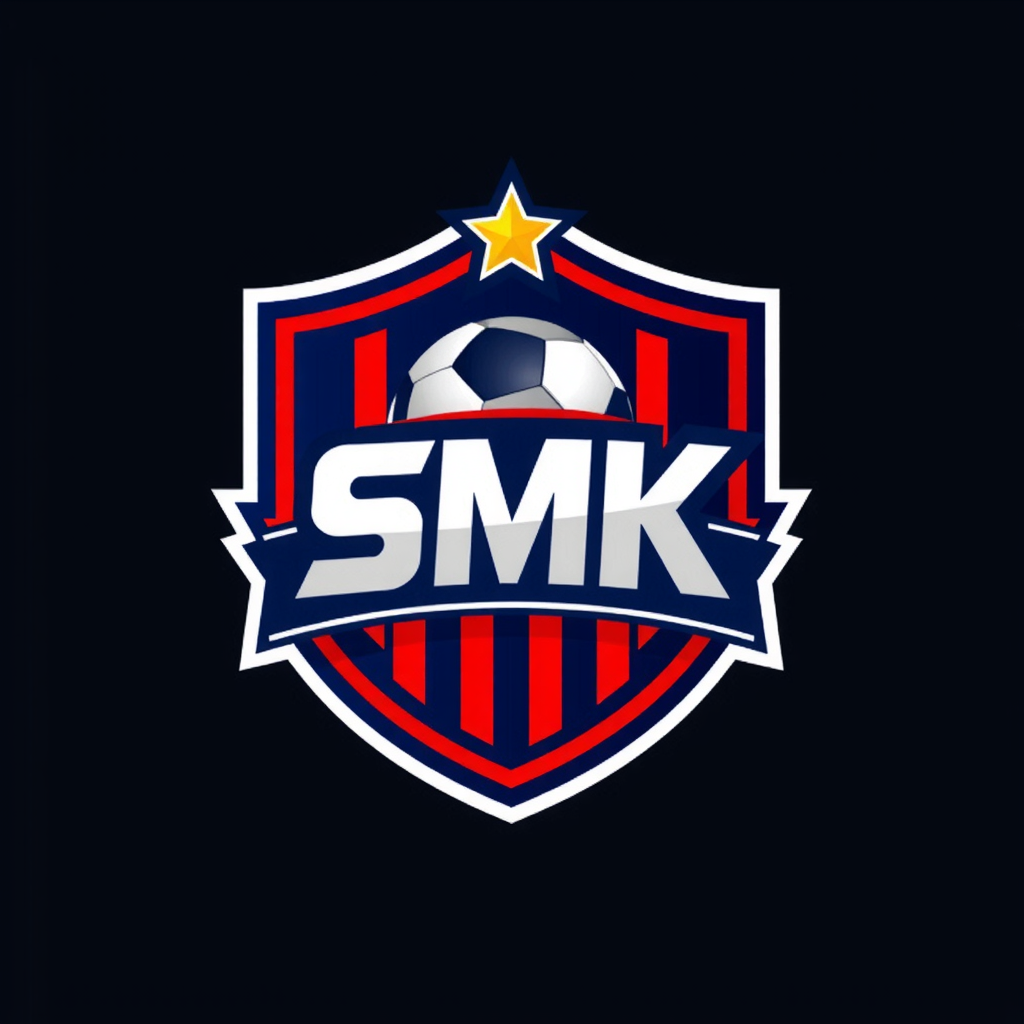 AI Design for buatin logo futsal dari nama alumni SMK
