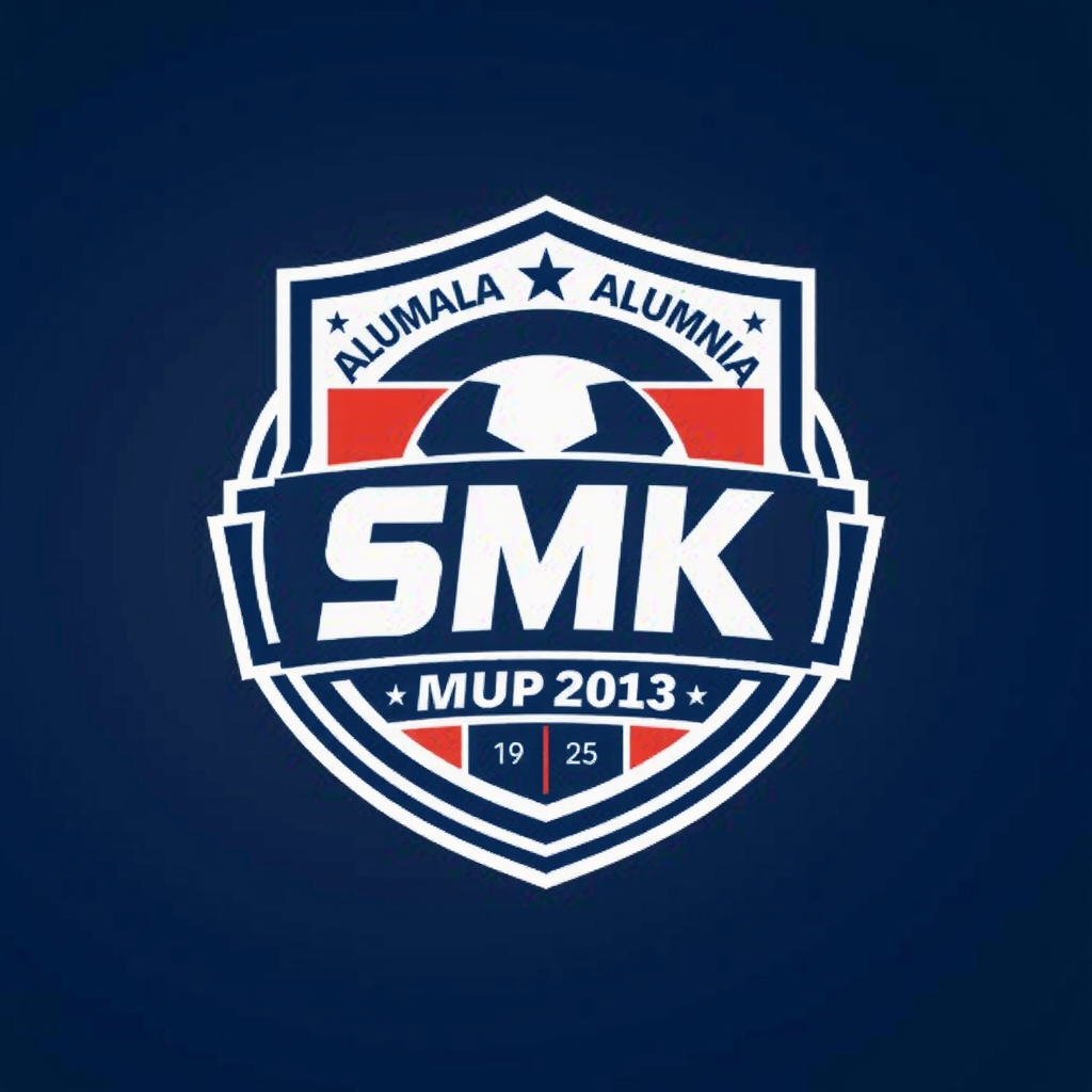 AI Design for buatin logo futsal dari nama alumni SMK