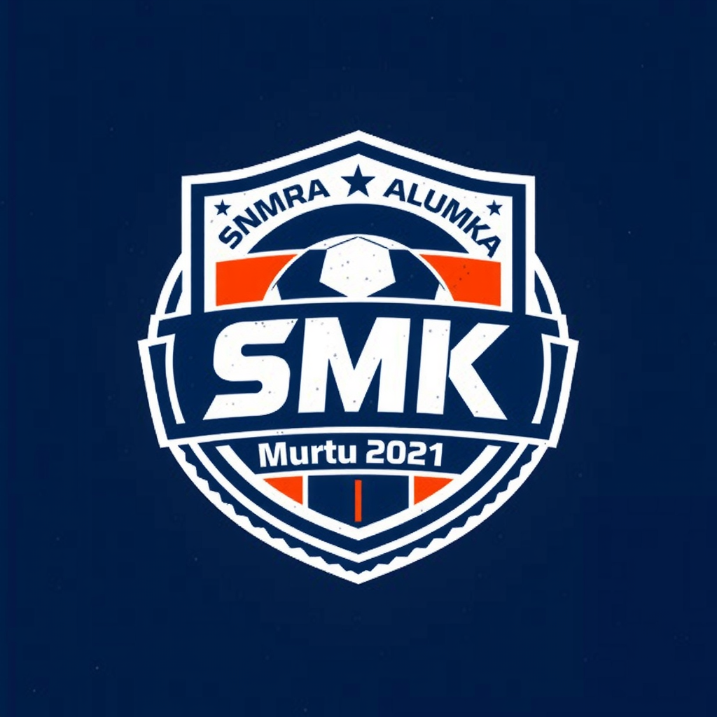 AI Design for buatin logo futsal dari nama alumni SMK