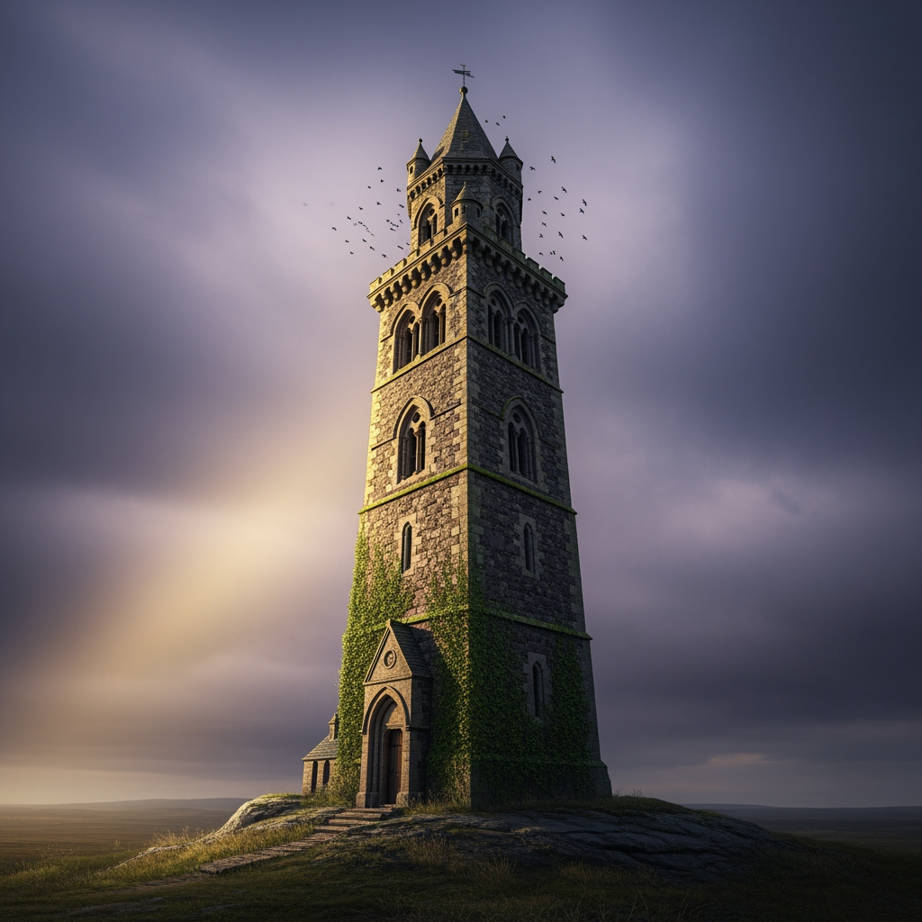 AI Design for picture of a tower