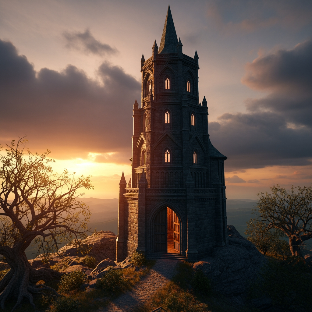 AI Design for picture of a tower