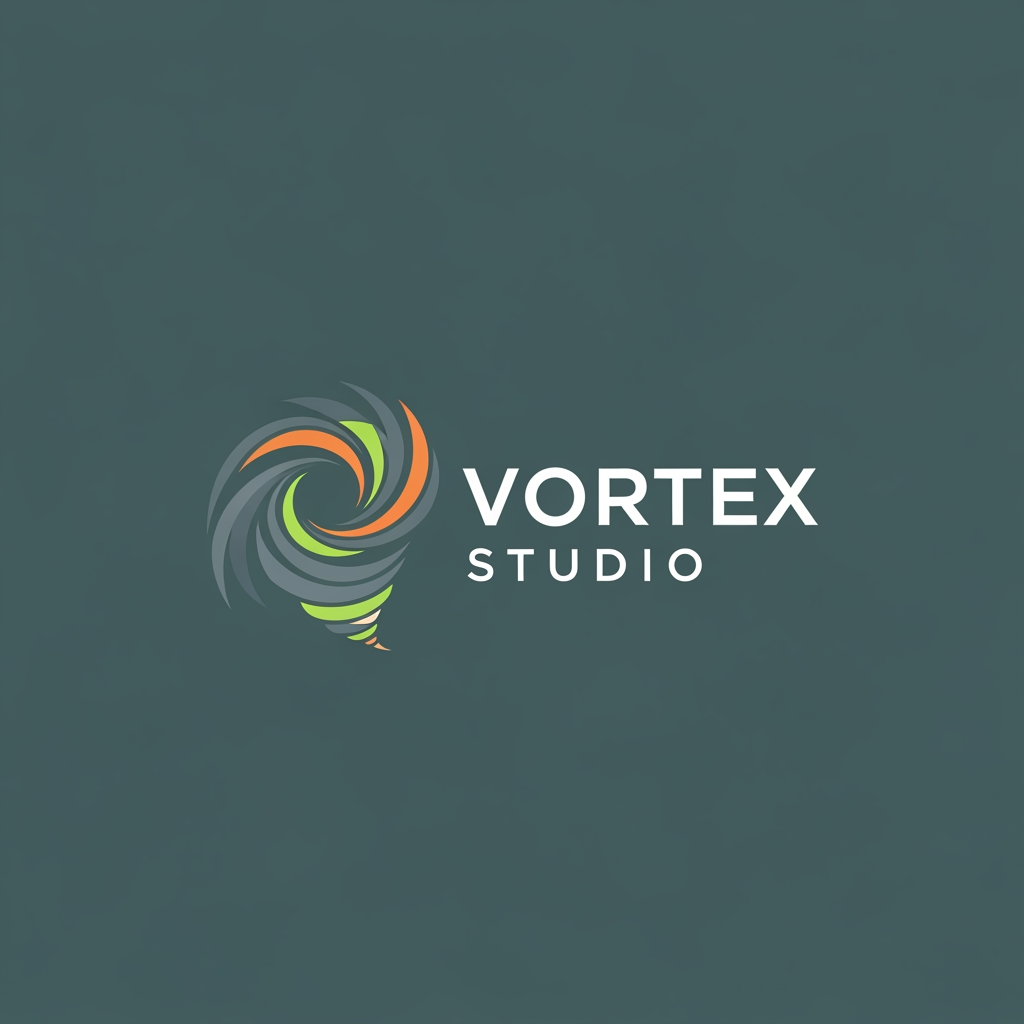 AI Design for my brand name vortex studio please creat me a logo for my brand related to graphic designer and creative