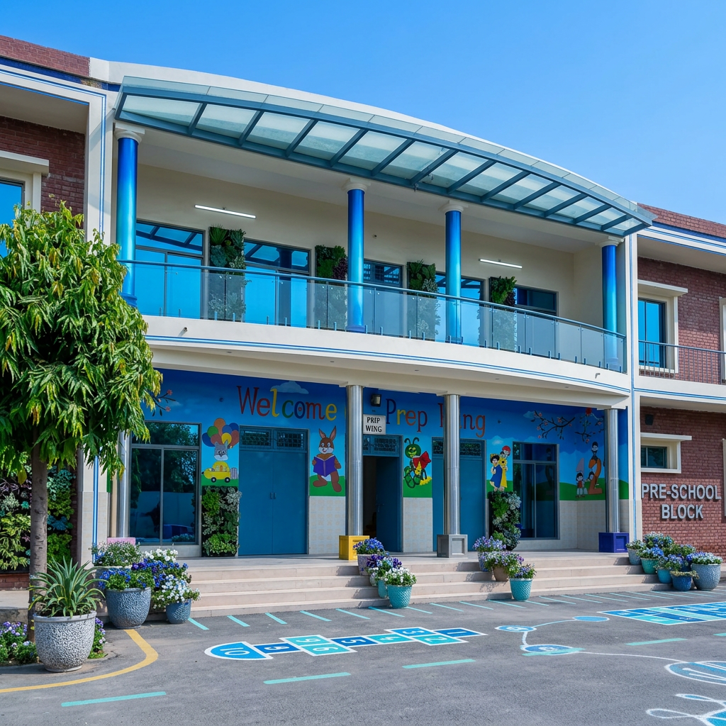 AI Design for PRE SCHOOL BLOCK  SUMMER COOL DESIGN EYE CACHING AND DURABLE BEAUTIFICATIONS