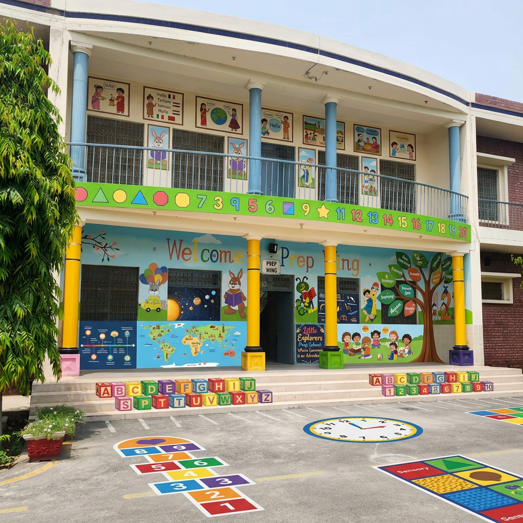 AI Design for Keep educational themes design for pre school