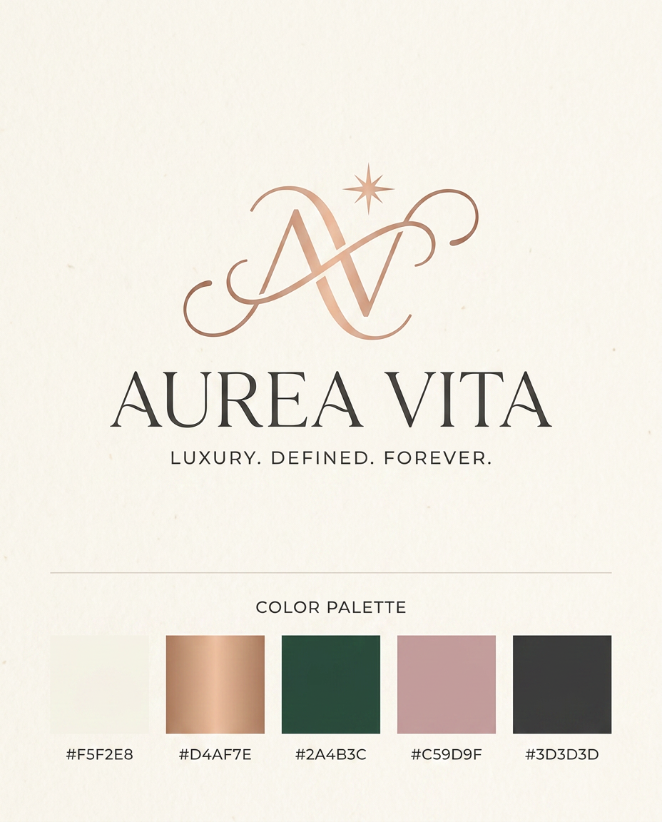 AI Design for create logo like this pic its color pallete