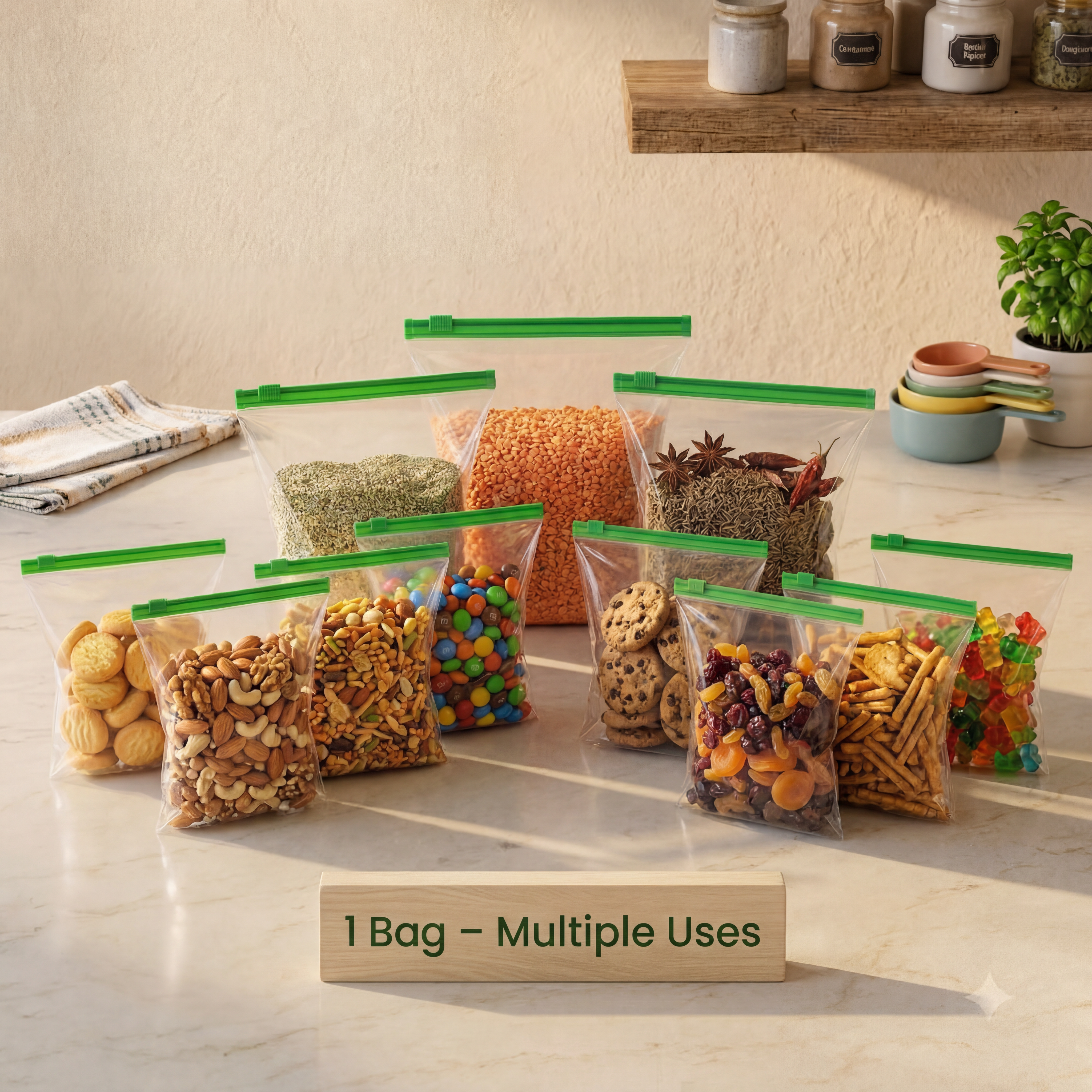 AI Design for MAINTAIN ALL BAGS TO 10 * 10