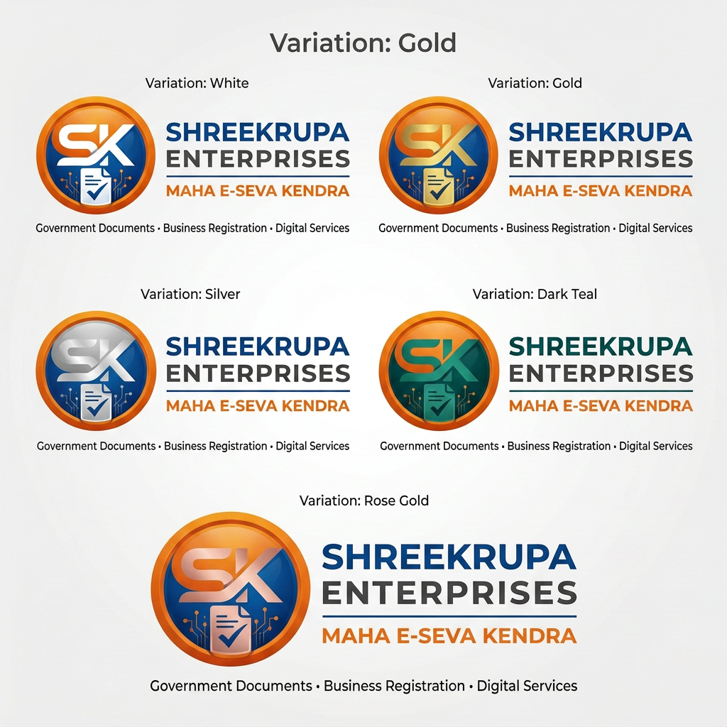AI Design for **"Please create 5 variations of the selected logo by changing only the white color used in the design. Replace the white color with different attractive color options while keeping the rest of the logo exactly the same. No other changes should be made to the logo design, layout, typography, or elements."**
**Professional Design Brief:**
**"Create 5 color variations of the selected logo. Replace only the white-colored elements with different premium and visually appealing colors. Keep all other aspects of the logo unchanged, including the design, layout, typography, icon, and overall branding. The objective is to explore alternative color combinations while maintaining the original identity of the logo."**