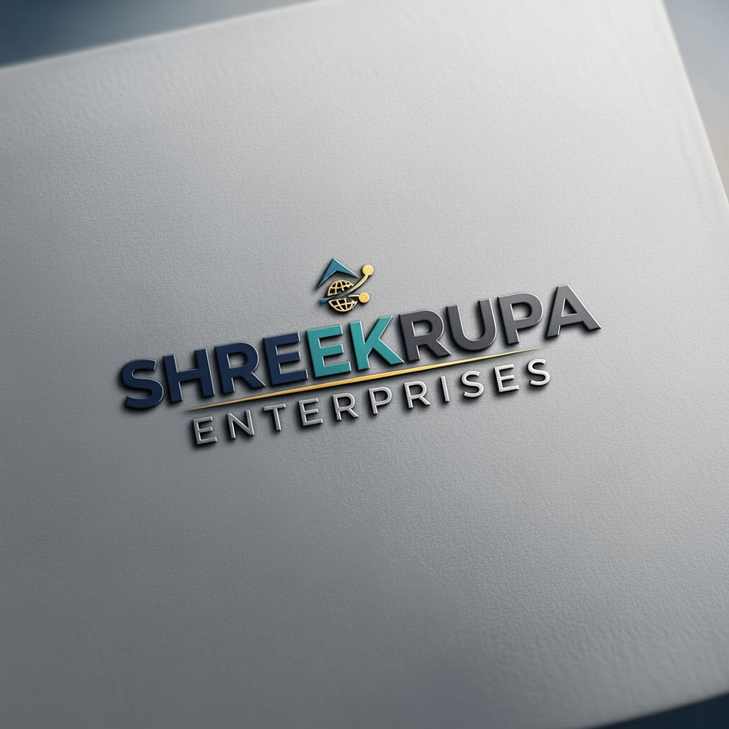 AI Design for "SHREEKRUPA ENTERPRISES MAKE PROFFESIONAL BUSSINES LOGO