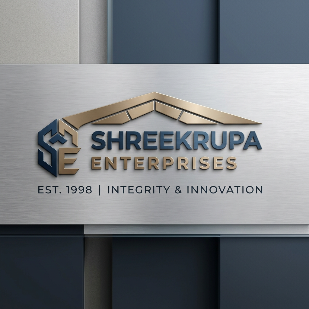 AI Design for "SHREEKRUPA ENTERPRISES MAKE PROFFESIONAL BUSSINES LOGO