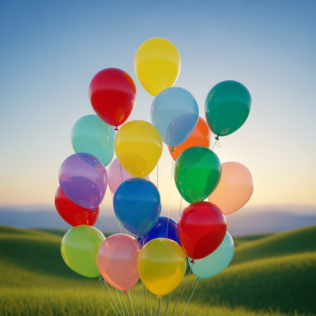AI Design for MULTIPLE BALLOONS ADD KARKE BOTTOM SIDE ME DIKHAO AND BACKGROUND ME ACHHESE MATCH KARNA