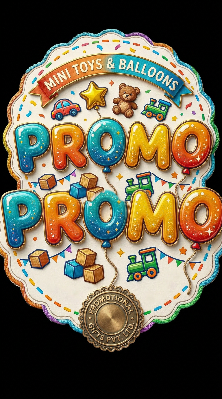 AI Design for is logo me niche k side me middle me round me PROMOTIONAL GIFTS PVT. LTD. add kardo
