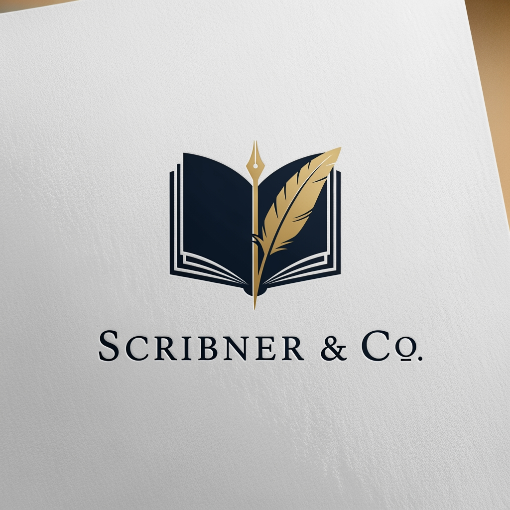 AI Design for notebook brand logo