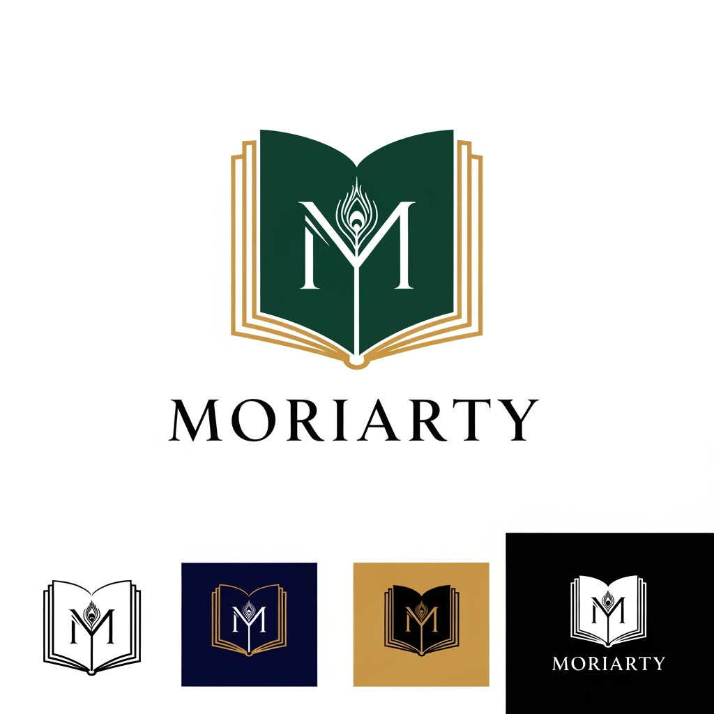 AI Design for Design a premium, luxury logo for a high-end notebook and stationery brand.
Core concept:
Elegant notebook-inspired symbol as the primary visual element.
Incorporate a refined "M" monogram seamlessly into the logo design.
Optionally integrate a subtle peacock feather motif, but keep it sophisticated and minimal rather than decorative.
The notebook element should feel modern, iconic, and instantly recognizable, not cartoonish.
Style:
Premium, luxury, timeless, minimalist.
Clean geometric lines with exceptional balance and symmetry.
Suitable for a premium stationery, notebook, journal, and gifting brand.
Professional corporate quality comparable to luxury brands.
Design directions:
Abstract notebook pages forming the letter M.
M monogram emerging from an open notebook.
Peacock feather subtly integrated into the notebook spine or page shape.
Elegant negative-space design.
Strong brand mark that works without text.
Color palette:
Deep navy and gold.
Black and gold.
Dark emerald and gold.
Monochrome black version for premium packaging.
Typography:
Modern luxury serif or refined premium sans-serif.
High-end branding aesthetic.
Strong readability and sophisticated letter spacing.
Requirements:
Vector logo style.
Flat design (no mockups).
Clean white background.
Scalable for packaging, embossing, foil stamping, notebooks, website, social media, and business cards.
Memorable, unique, and brandable.
Avoid clipart, generic book icons, cartoon elements, excessive gradients, and overly ornate details. Keywords: Luxury stationery brand, premium notebook company, elegant monogram, notebook emblem, peacock feather accent, minimalist luxury logo, sophisticated branding, timeless design, iconic symbol.