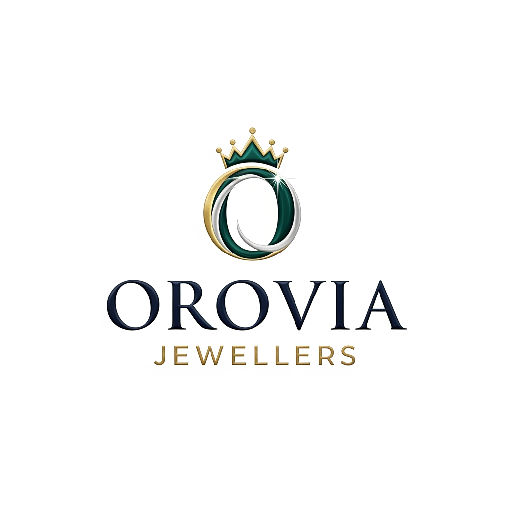 AI Design for create logo design for orovia jewellers