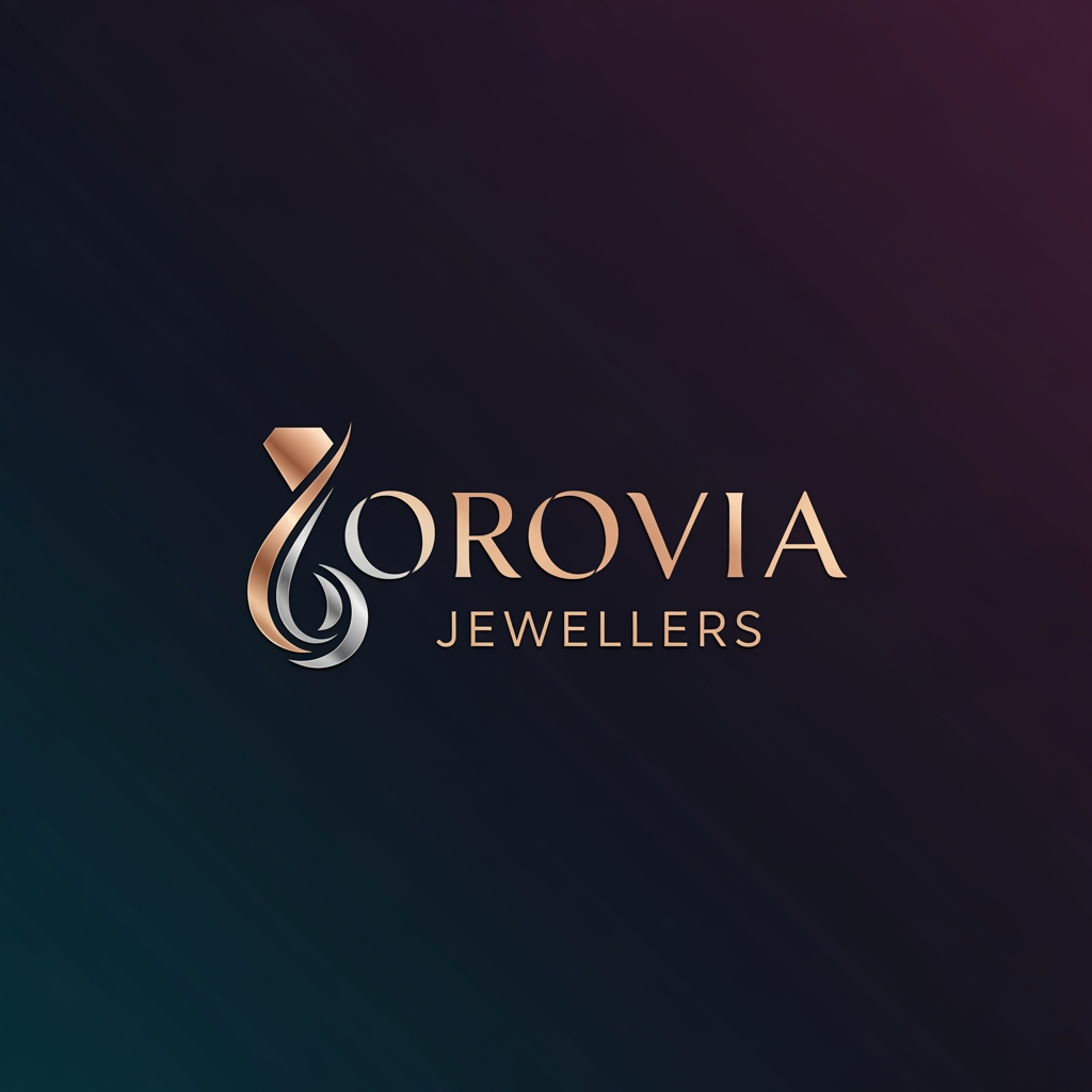 AI Design for create logo design for orovia jewellers