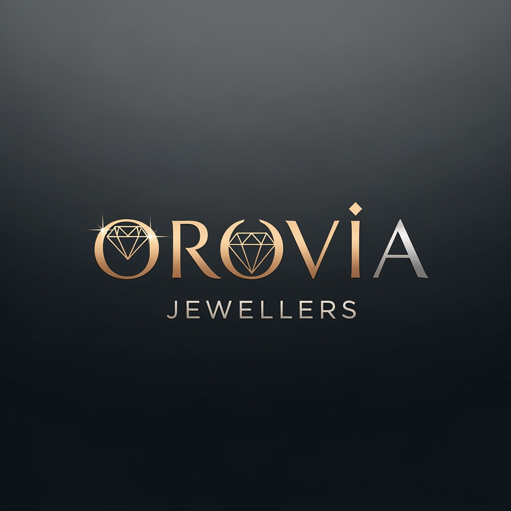 AI Design for create logo design for orovia jewellers