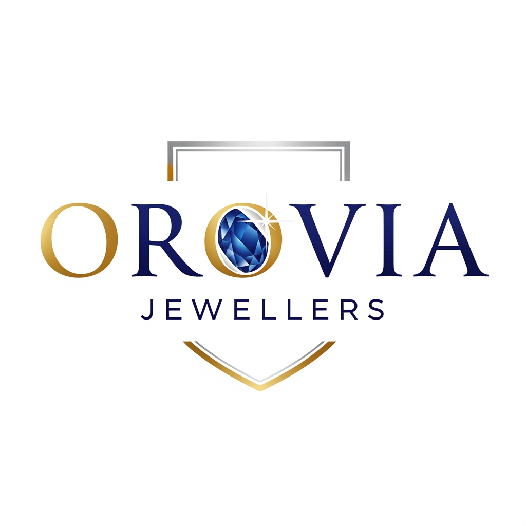 AI Design for create logo design for orovia jewellers