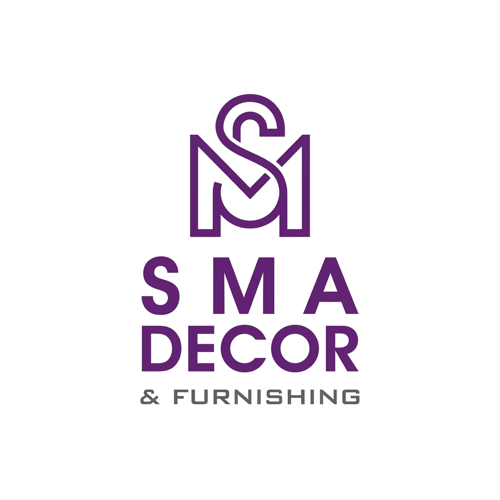 AI Design for Create a logo for S M A Decor & Furnishing with the same style as per reference image