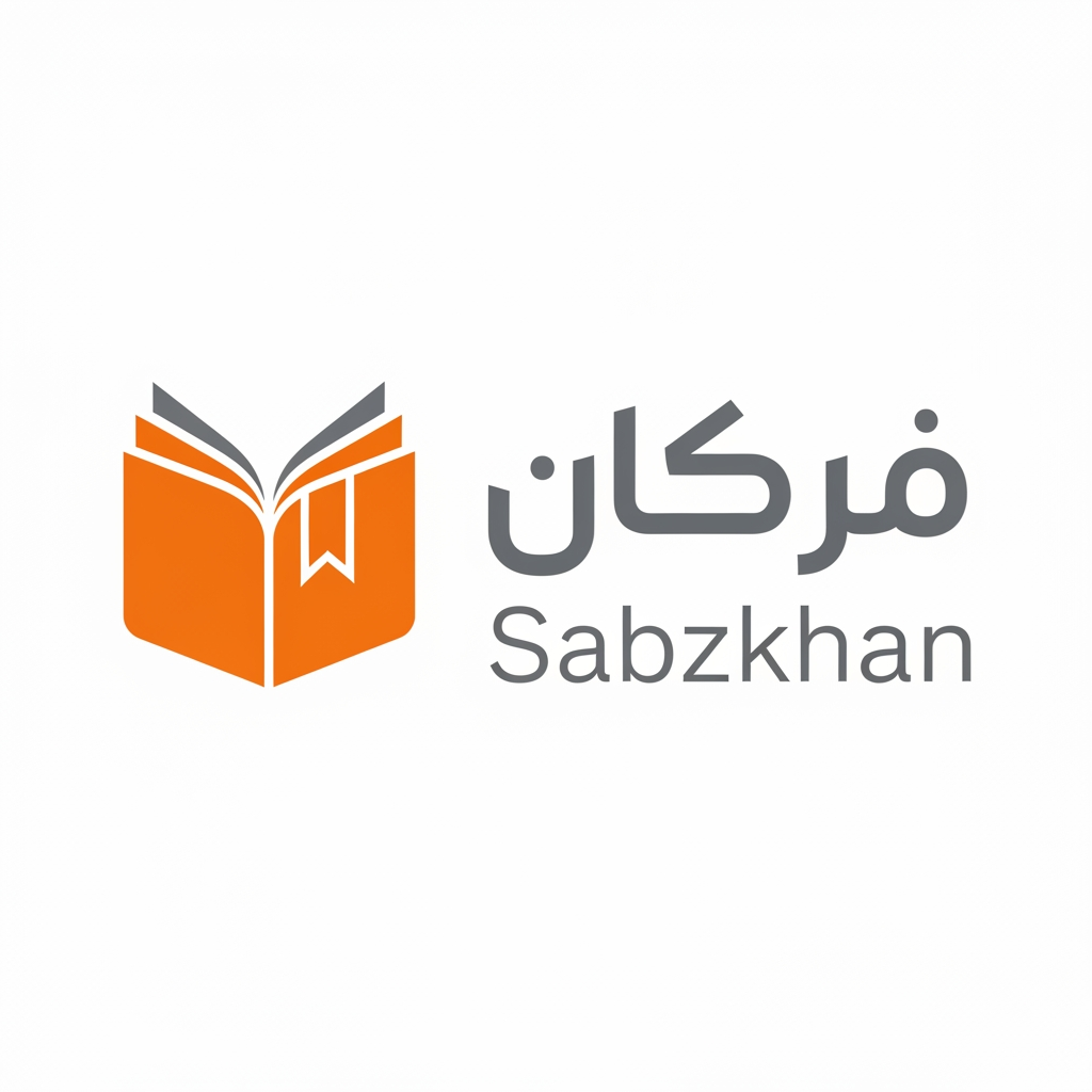 AI Design for Create a professional and modern logo for an online bookstore called "Sabzkhan" (سبزخوان).
Requirements:
* Logo size: 435px width × 150px height.
* Transparent background (no background color).
* Use only orange, gray, and white as the primary color palette.
* The design should reflect books, reading, knowledge, learning, and trust.
* Include a creative and memorable icon inspired by an open book, pages, bookmark, or digital reading.
* Modern, minimalist, clean, and premium style.
* Professional Persian typography for the word "سبزخوان", optionally combined with the English name "Sabzkhan".
* Suitable for website headers, mobile applications, social media, and brand identity.
* Vector-style design with sharp edges and high scalability.
* Balanced composition optimized for a horizontal layout.
* Avoid overly complex details, shadows, gradients, and cluttered elements.
* High-quality branding logo, unique, elegant, and easily recognizable.
* Export-ready, transparent PNG and SVG style appearance.
