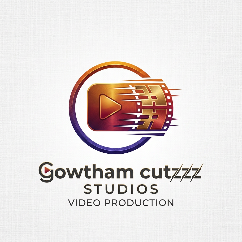 AI Design for i want of logo of video editing bussiness that name was gowtham cutzzz .please get stylish logo