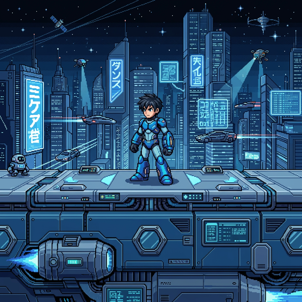 AI Design for make it futuristic without helmet facing left