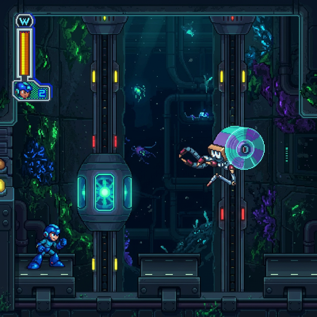 AI Design for make it futuristic , underwater , dark