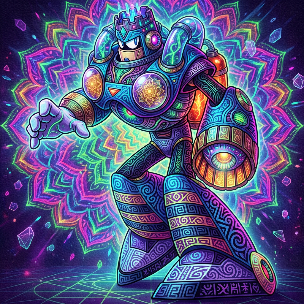 AI Design for make it more goa trance