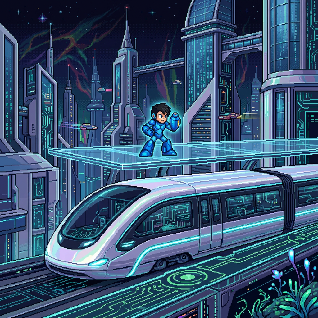 AI Design for make it futuristic without helmet facing left