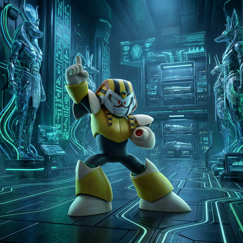 AI Design for Make it Futuristic background in tomb