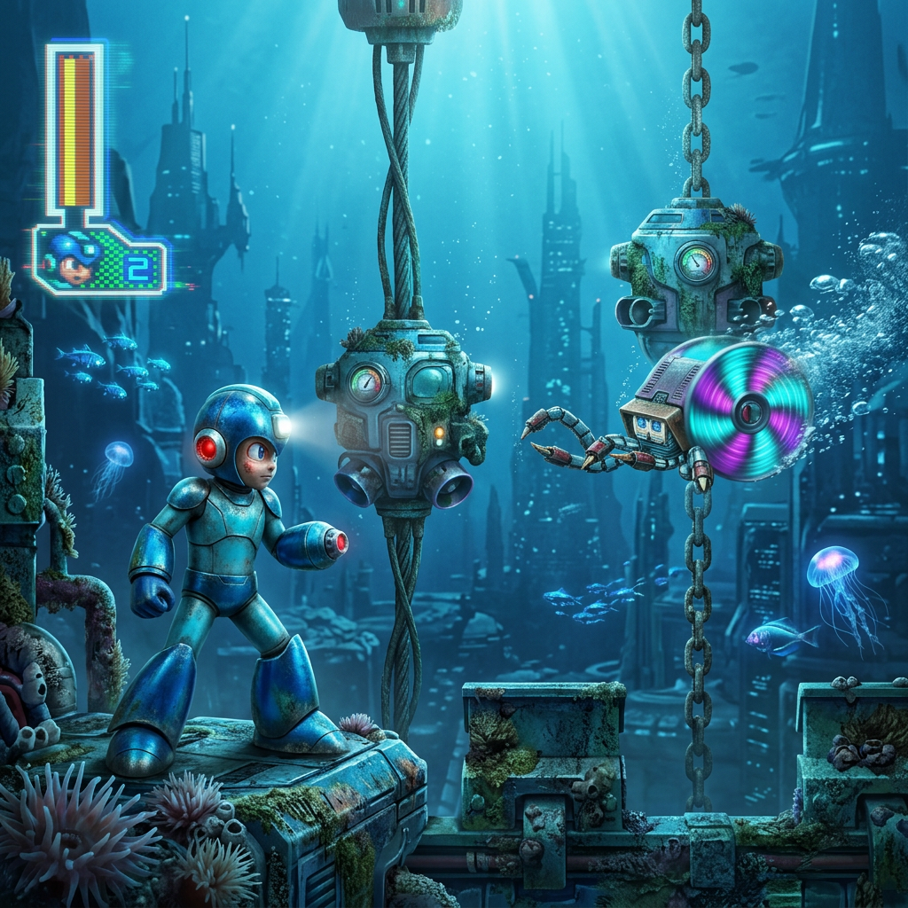 AI Design for make it futuristic , underwater